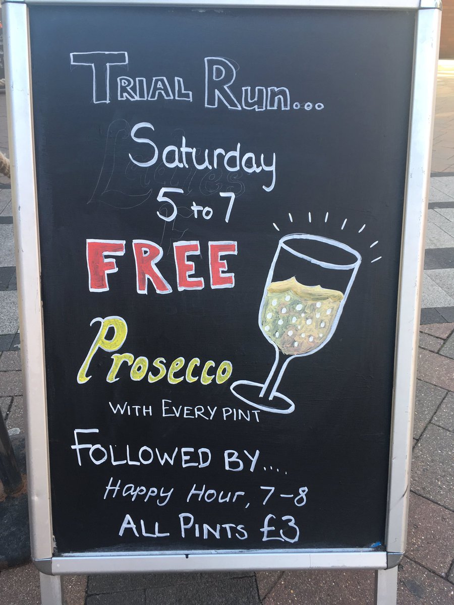 Did someone say free Prosecco? Yes! Starting a trial run this Saturday from 5 to 7, with every pint bought you can have a FREE glass of Prosecco! #Prosecco #micropub #realale #Beeston #Nottingham #fizz