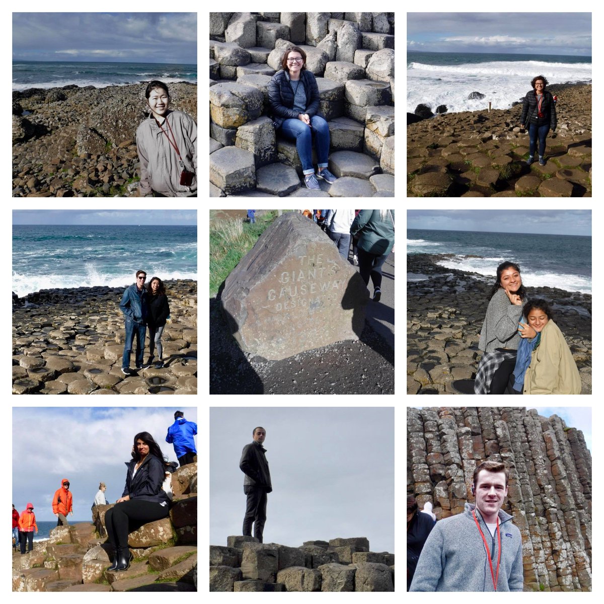 BUSADublin's tweet photo. Brilliant photo's of our trip to @GCausewayNT taken by our Fall '18 Class Rep, Casey Deal. @BU_Tweets @BUabroad @Trinity_U #study #abroad #internship #travel #experience #views #nature #coast #rocks #sea #fieldtrip #newfriends #Dublin #Antrim #Ireland #Boston https://t.co/AEckiTxyYw