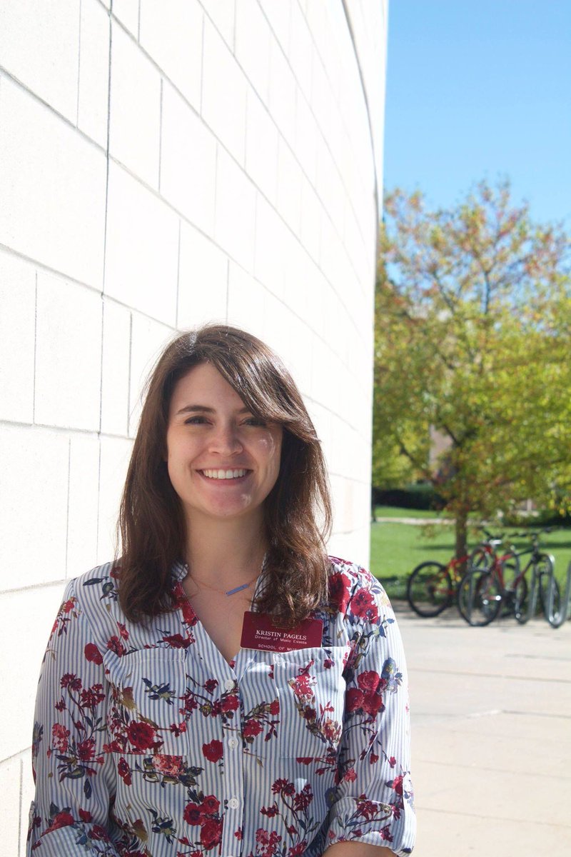 spartanACMMS's tweet photo. Congratulations to ACM MA graduate Kristin Pagels on her new job as Director of Music Events at the CMU School of Music! We are so happy for you, Kristin! #artsforall #acmms #spartanwill #artsadministration https://t.co/Q4E5Tjp56s