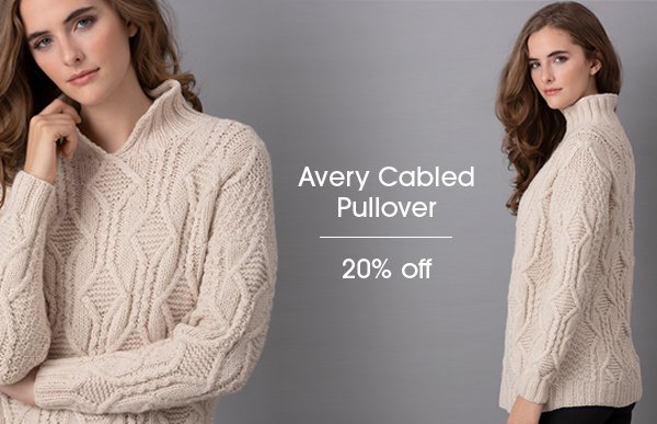 StringYarns's tweet photo. The Avery Cabled Pullover satisfies our craving for classic cable knitting while still staying true to modern trends. The drop-sleeve silhouette and high neck are right off of the fall runaway. Get it during October for 20% off: https://t.co/4j81qAA4vS #StringSpecial https://t.co/0yCBiPxPm3
