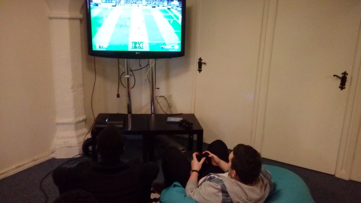 InfuseCafe's tweet image. #Fifa19 in full swing down at our Infuse Youth Cafe. Come down and join us :)