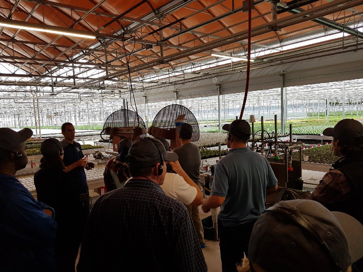 ChevonneDayboll's tweet photo. Thanks again to our hosts @RosaFloraLtd @WaldanGardens #CosMicPlants @SinghGreenhouse and @greenbeltgreens on the @CdnGreenhseConf bus tour last week.  Your enthusiasm and innovation always make this a great day and one of the highlights of my year! #CGC18 https://t.co/F6g1TkKS60