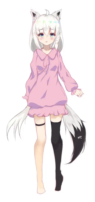 #絵フブキ #白上フブキ フブキちゃん可愛いw 