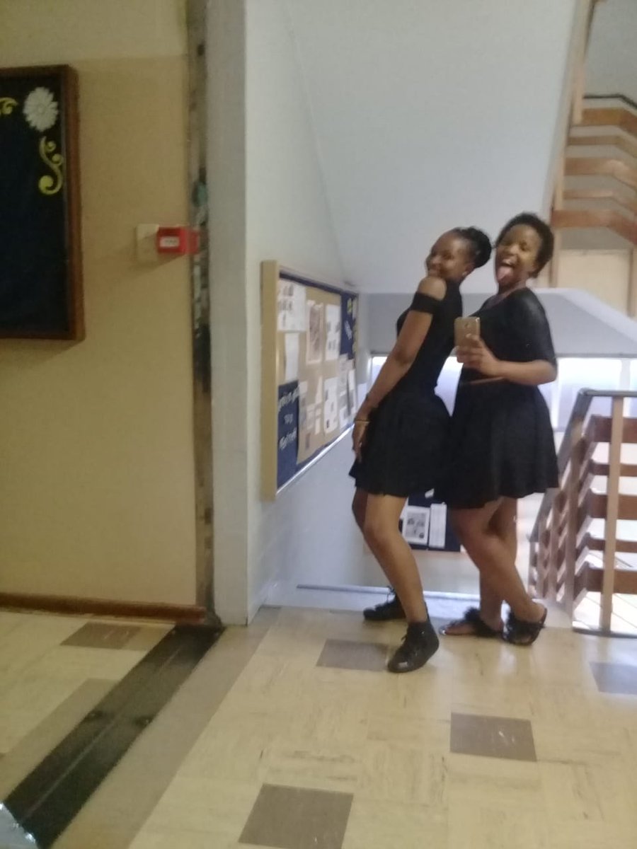 khophoLee's tweet photo. 10 October  is world mental health day, my roomie @xo_onie and I dressed in all black as a symbol of awareness.
#Mentalhealthday18 #MentalHealthDay 
#WMHday18 #ufsMhd #nextchapter #Continue https://t.co/m82fWwlHGk