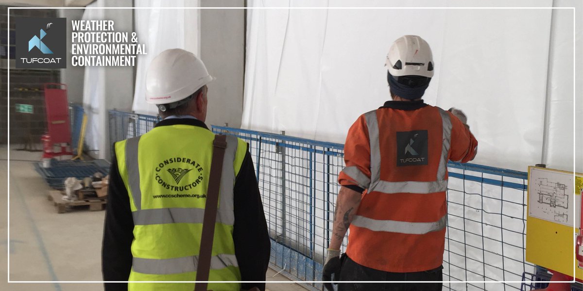Tufcoat's tweet photo. Great feedback from our @CCScheme site visit last week @theboxplymouth #loveconstruction #shrinkwrap https://t.co/fc9t5PrSmW