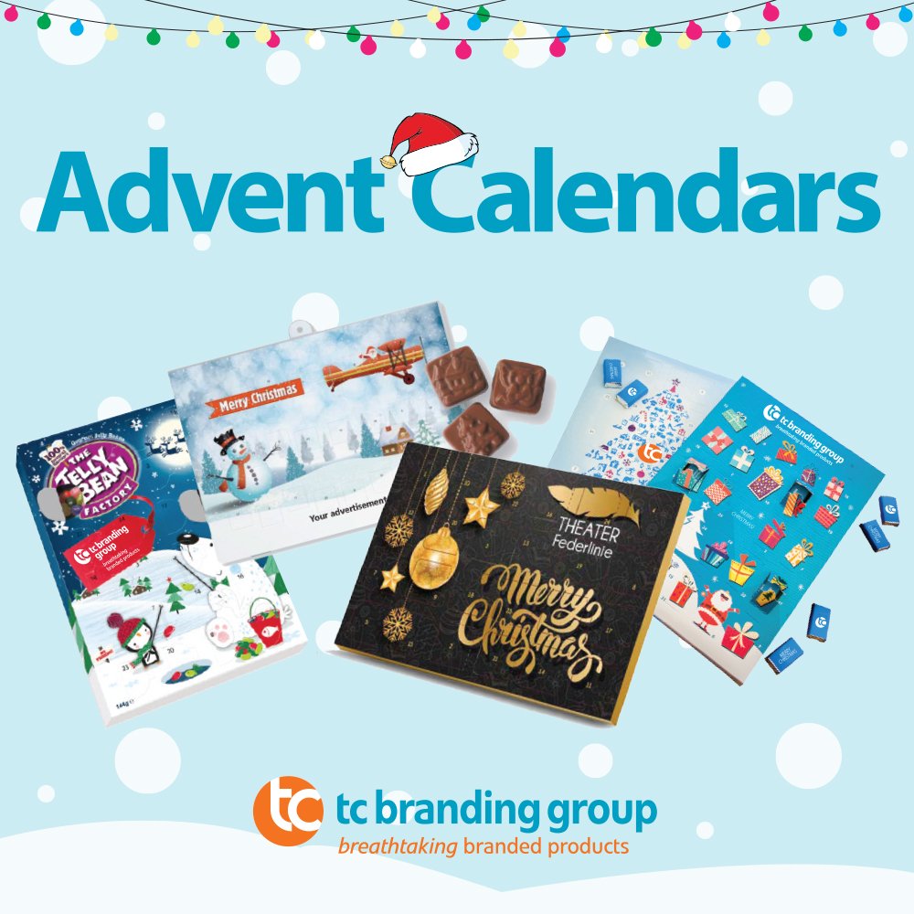 A quick reminder that NOW is the time to order your #adventcalendars #intimeforChristmas! Loads of styles available – contact our lovely team on 01844 275700 or sales@tc-group.co.uk #christmasgifts #brandedgifts #brandedmerchandise #promotionalproducts #gifts #adventcalendar