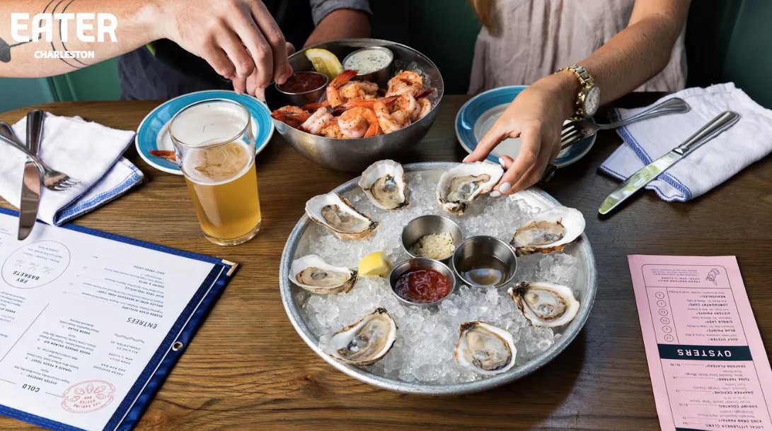 But first, oysters!
How to Eat Your Way Through Charleston in One Day @EaterCHS 
#eaterchs  #chseats #chsdrinks #CharlestonSC #CHSLOVE #charleston #charlestonsc #explorecharleston #darlingoysterbar #holycityeats ow.ly/8nyn30lS0jt