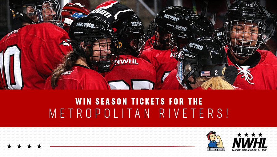 Metropolitan Riveters on Twitter "🕔 is running out to enter to win a pair of Rivs' season