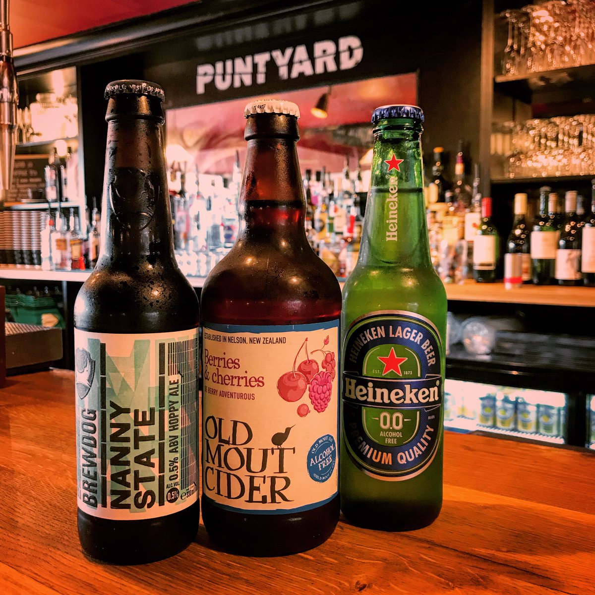 Just a few of our low alcohol bottles on offer. Thanks to <a href="/Heineken/">Heineken</a> <a href="/BrewDog/">BrewDog</a> and <a href="/oldmoutcider/">Old Mout Cider</a> for keeping our fridges stocked!! #quayside #nohangover #photooftheday #cambridge #cambsuni #cambridgelife #pizzaparty #pizza