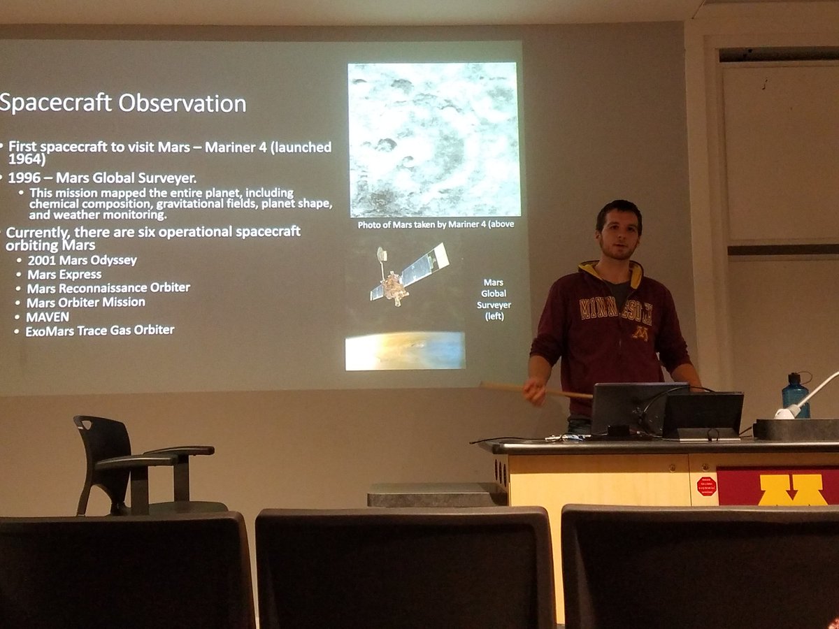 UmnPlanetary's tweet photo. Our very own Josh Torgeson presented at the MN Institute for Astrophysics observatory night! https://t.co/tXtgBGGDpp