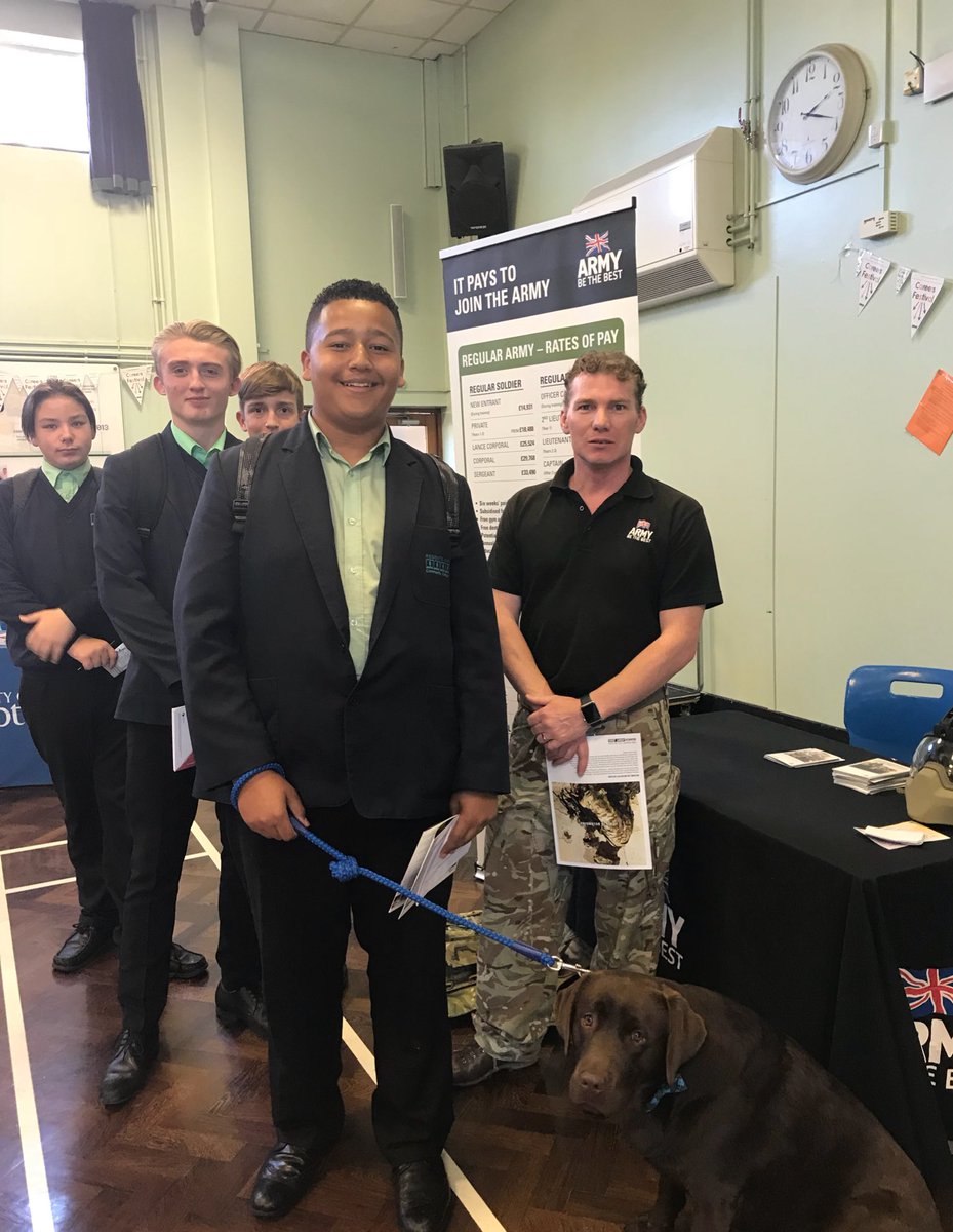 Spencer visits the Regents Park Careers Fair. He wants to join the Army. <a href="/RegentsParkCC/">Regents Park Community College</a>