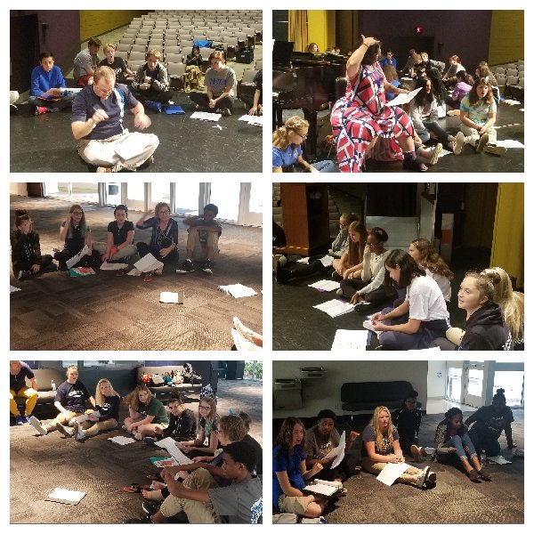 MamaMorgan3's tweet photo. @AGHoulihan @BlaireTraywick #teamucps
Middle School All-County Choir rehearsals is progress. Concert is tonight, 7:00pm at Austin Auditorium Wingate University. Admission is free! https://t.co/vXbPECsJXX