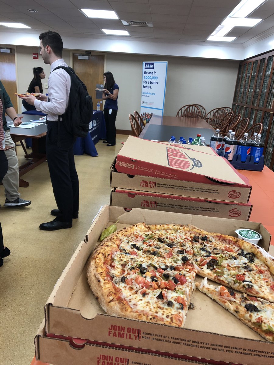 CalderMedLib's tweet photo. Free pizza today @CalderMedLib! Meet everyone who make the library work! #CalderMedLib #pizza #medstudents https://t.co/0a6uoJpfTm