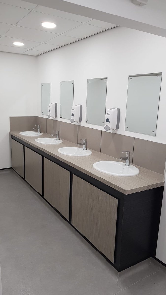 WorkBoxUK's tweet photo. Our team refurbished toilets at the Bugman's Bar at Warhammer World in Nottingham which reopened last weekend. The worldwide HQ for Games Workshop is open seven days a week and serves food and drink to visitors from all over the globe. #warhammerworld #gamesworkshop #josefbugman https://t.co/12zVKfe8ij