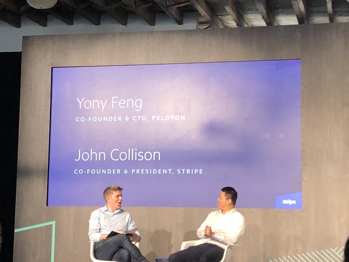 Hearing @collision talk to @yony_feng about the @onepeloton Thanksgiving #turkeyburn at #StripeSessions - great #fitspo for our @Xero NY spin class today for #worldmentalhealthday #healthybodyhealthymind