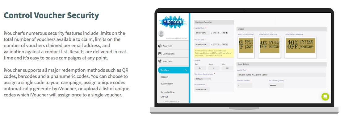 Create beautiful vouchers your customers ❤️ whilst collecting email marketing permissions at the same time - Start your free 15 day trial today at ivoucher.com #biztips #business #ecommerce #mobile