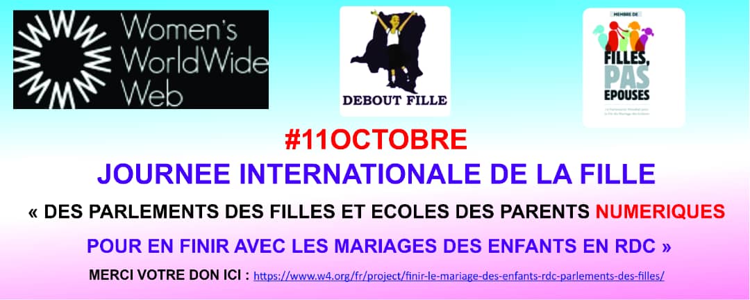 DEBOUTFILLEDEFI's tweet photo. #JournéeInternationaledelaFille, le #11octobre, #DEBOUTFILLE , @WomensW4 @GirlsNotBrides : 'Pour #mettrefinaumariagedesenfants, investissons dans l’#éducation, la #formation et et la #qualificationprofessionnelle des filles pour une transition réussie vers le #mondedutravail https://t.co/xJ7Ggu2VVQ
