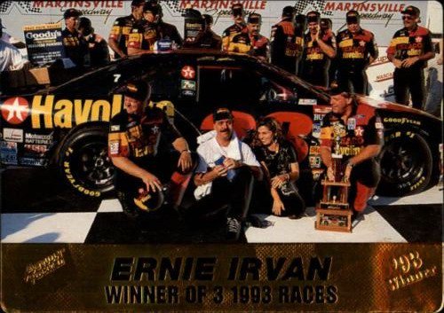 NascardRadio's tweet image. Today in #NASCAR History (10/10/93) Ernie Irvan wins the 1993 Mello Yello 500 at Charlotte Motor Speedway, Concord, NC | Card: 1994 Action Packed #34 @CLTMotorSpdwy @ErnieIrvan #StockCarCardOTD