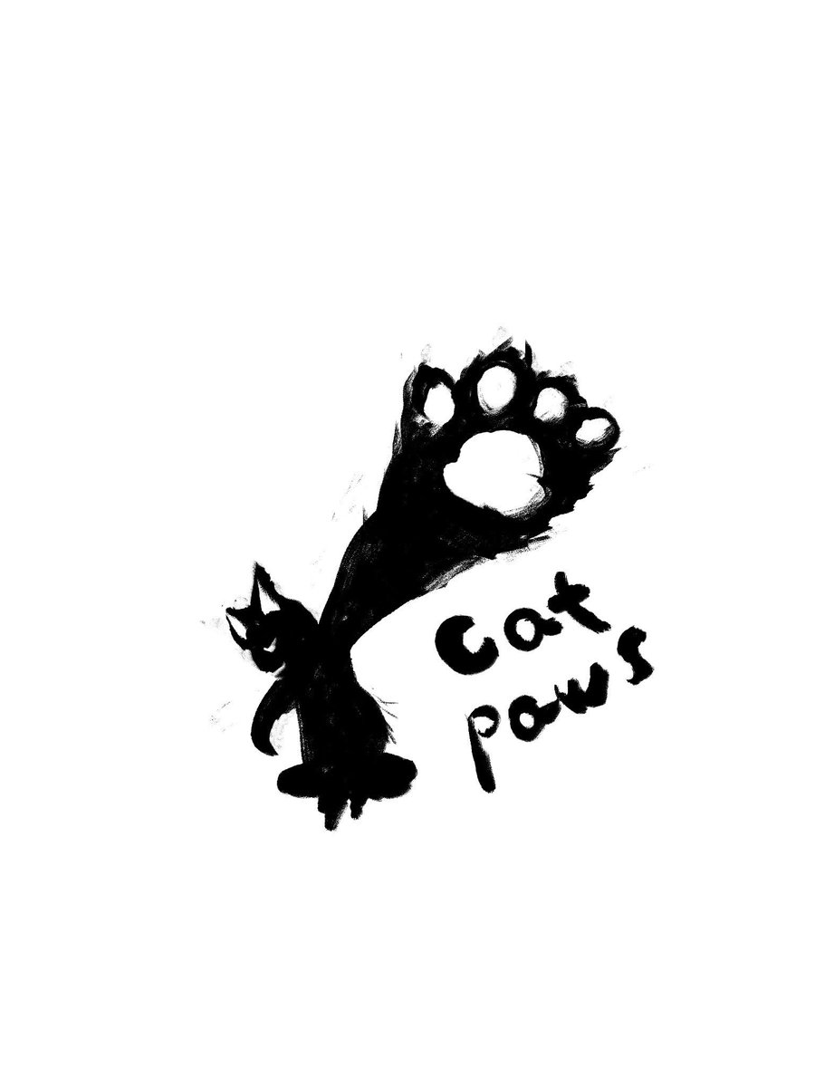 Tonakai V Twitter 猫の肉球 Cat Paws Illustration 猫 猫好きさんと繋がりたい イラスト好きさんと繋がりたい Bandw Monochrome 肉球 ぷにぷに