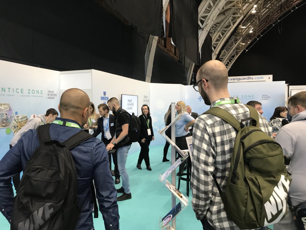 TroupBywaters's tweet photo. We’d like to say a huge thanks to everyone who came down and visited our #ApprenticeZone at @IHEEM this year. We had some fantastic representatives over the two days inspiring and teaching more people about the benefits of @Apprenticeships. https://t.co/9U27zT47Yg