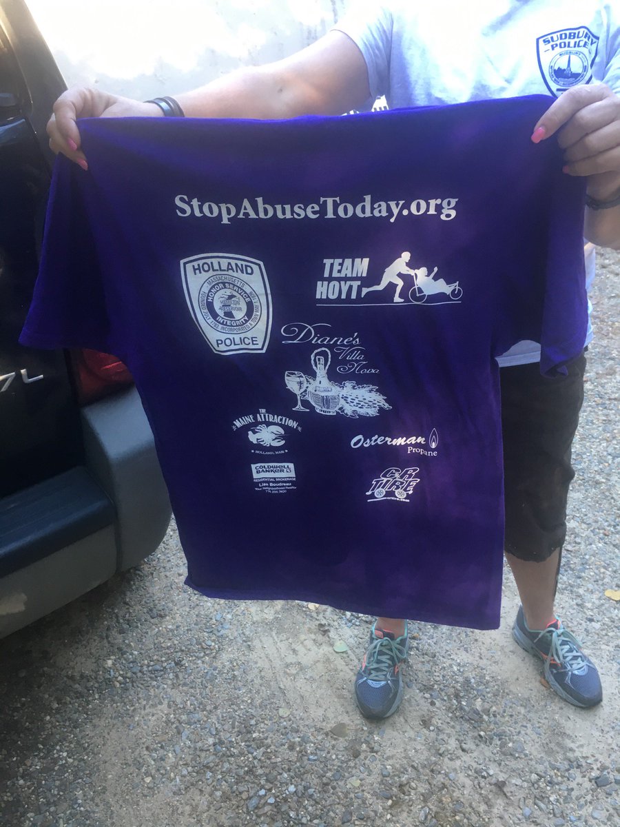STOP ABUSE TODAY, INC DONATION: On behalf of the Holland Police Department and our 5K partner, Team Hoyt, we are pleased to announce a donation of $3,240.59 to Stop Abuse Today, Inc. <a href="/Stop_Abuse_2Day/">Stop Abuse Today</a>, <a href="/Dickhoyt262/">Dick Hoyt</a> 

Official Press Release:
town.holland.ma.us/sites/hollandm…