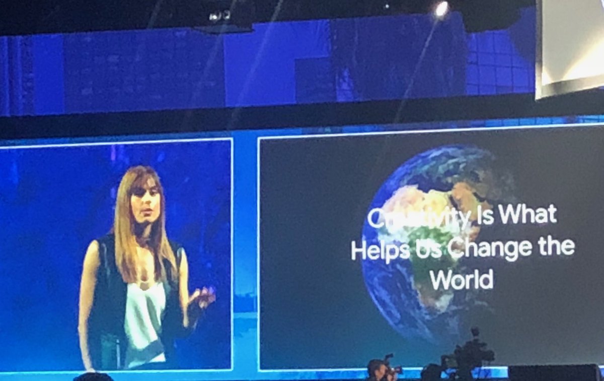 “Creativity is What Helps us Change the World” - Inspiring presentation by Abigail Posner at 2018 PMI Global Congress. #pmicon18