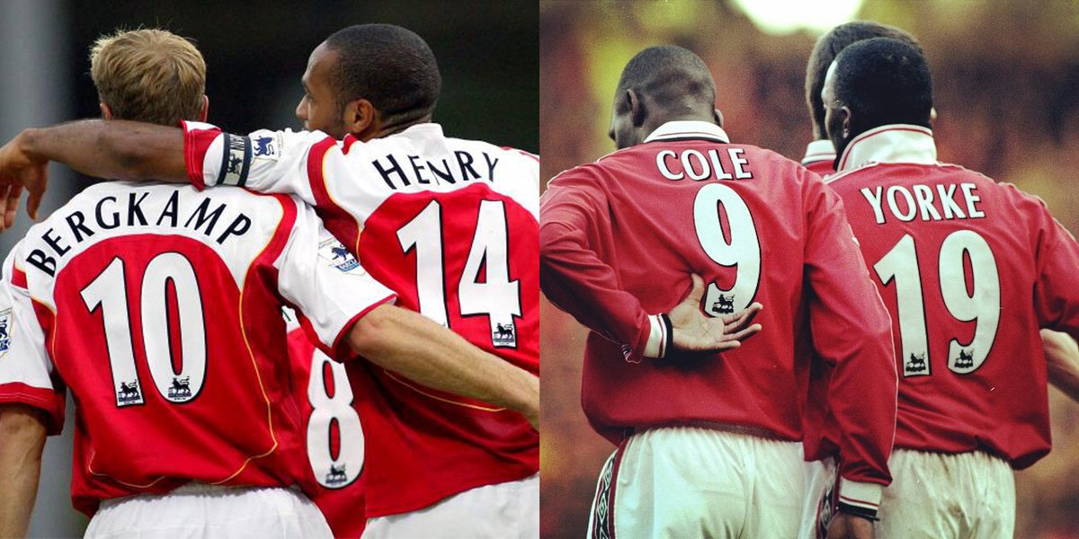 Which of these Premier League duos were better?

Retweet for Bergkamp/ Henry 
Favourite for Cole/ Yorke