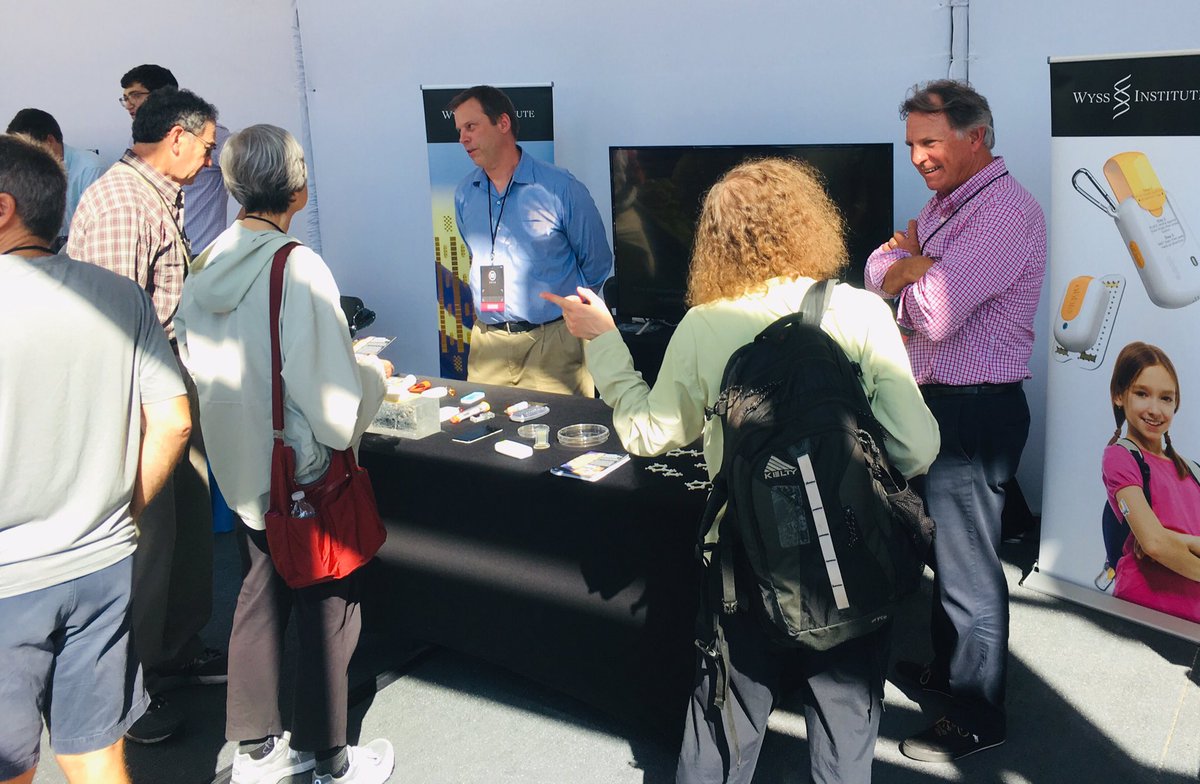 A lot of activity and energy around our Project Abbie space at @HUBweek. We’re talking about how to #StopAnaphylaxis with a histamine sensor and wearable autoinjector that we’re developing with support from <a href="/KeepSmilin4AB/">KeepSmilin4Abbie.org</a>.