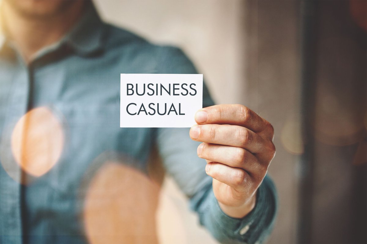 IMA_News's tweet photo. Today’s professional dress codes have become decidedly casual, even in the buttoned-up industry of accounting and finance. https://t.co/yDooVonEqn @roberthalf https://t.co/6iZYfpyh0F