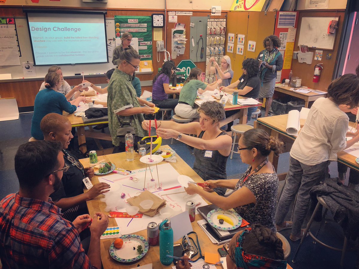 pathsofreverie's tweet photo. Super inspired by our @AbdOakland #teacherfellowship meeting yesterday.  As someone relatively new to #makercenteredlearning, I am learning so much from both our leadership team and all of our teacher fellows!  #makerempowerment https://t.co/Uw2mMiIslg