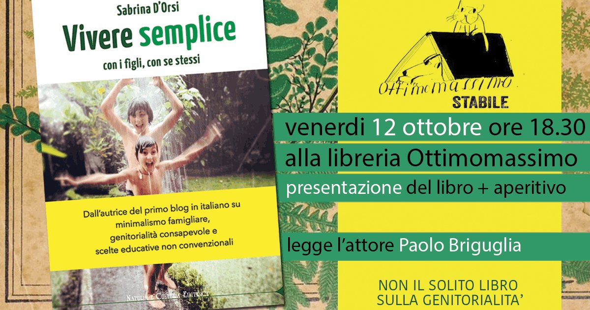 Venerdì 12 alla libreria @ottimomassimo di #Roma si parla di #fiducia, di come costruirla e ritrovarla in famiglia, con i #figli e con se stessi. Chi non ne ha bisogno può anche non venire! bit.ly/2R67ktN