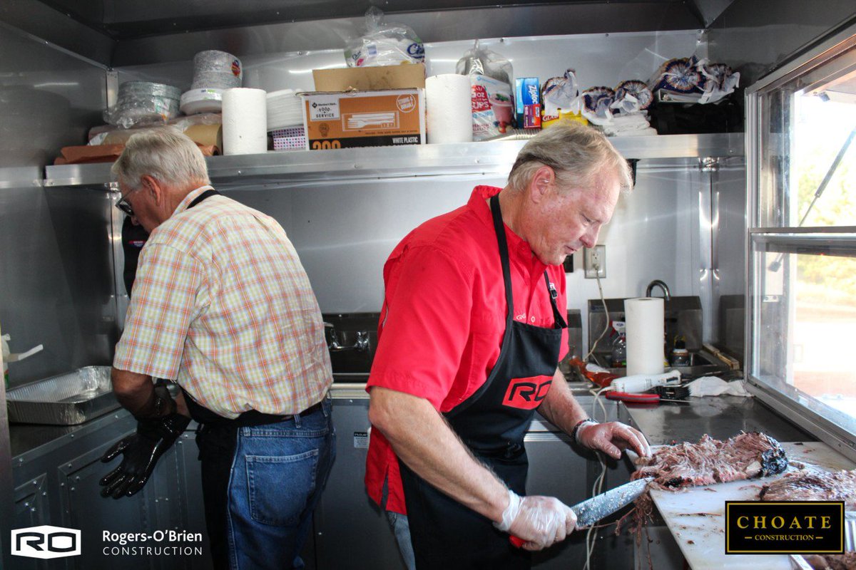 'Meat' you at the BBQ! The Sanderson Farms team in Tyler, TX enjoyed good food and great camaraderie with our joint-venture partner @rogersobrien. #ReputationIsEverything #RObuilt