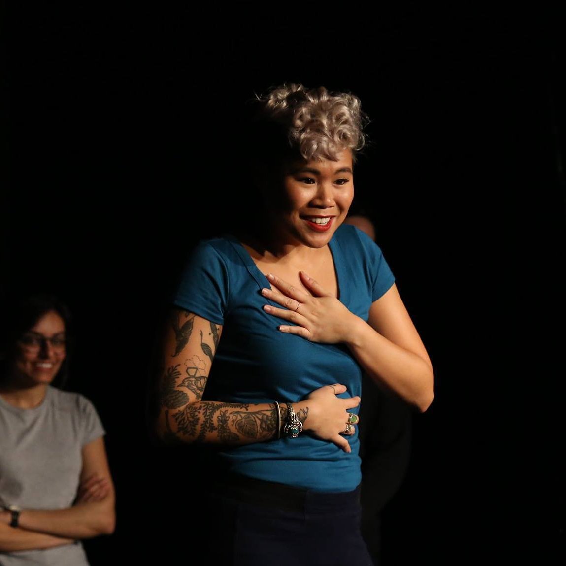 montrealimprov's tweet image. #LearnRealGood this Thursday! Here's a sweet photo of the last one of these stunning. Come expand your mind and heart w show Producer Ashley 💕 #edutainment #thursdayevents #improv meets #TedTalks