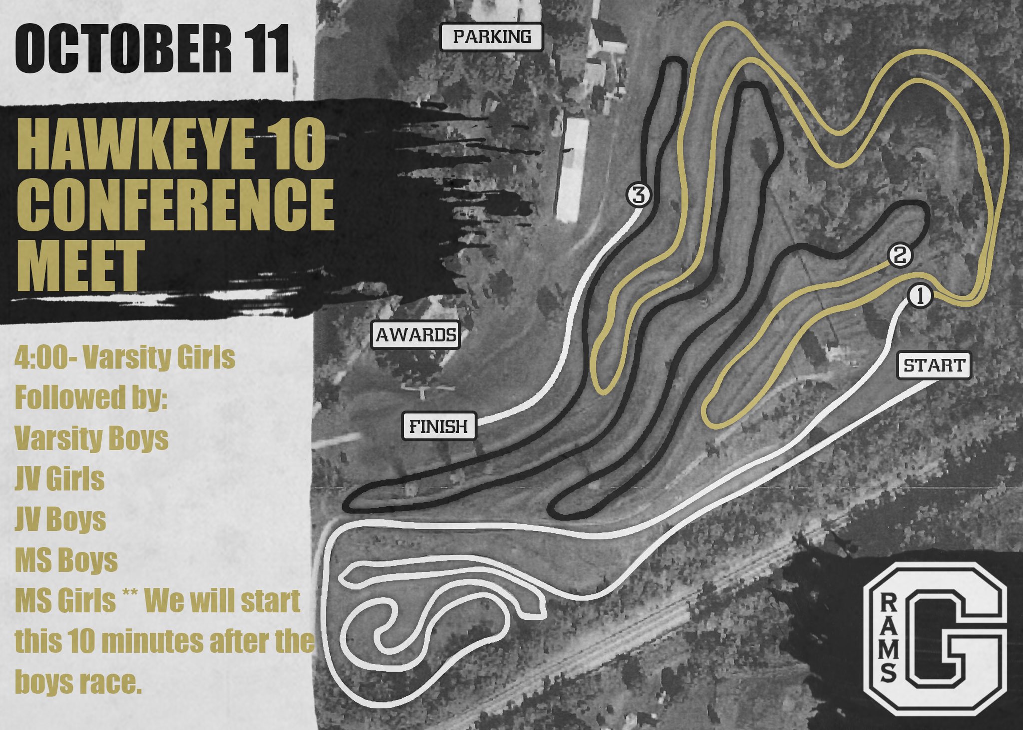 Glenwood Rams on Twitter "Glenwood will now host the H10 XC Meet on
