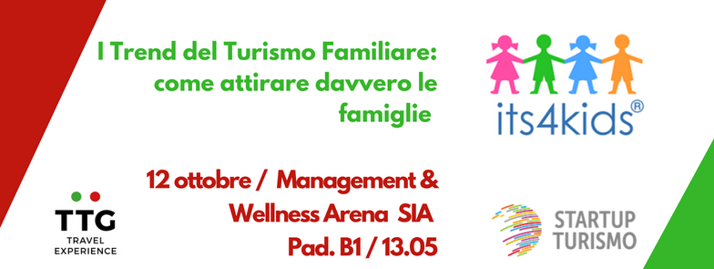 "I trend del Turismo Familiare" sarà affrontato tra poco nel Fast Talk di <a href="/Its4kids/">Its4kids</a> al #TTG18 #thinkfuture @TTGIncontri