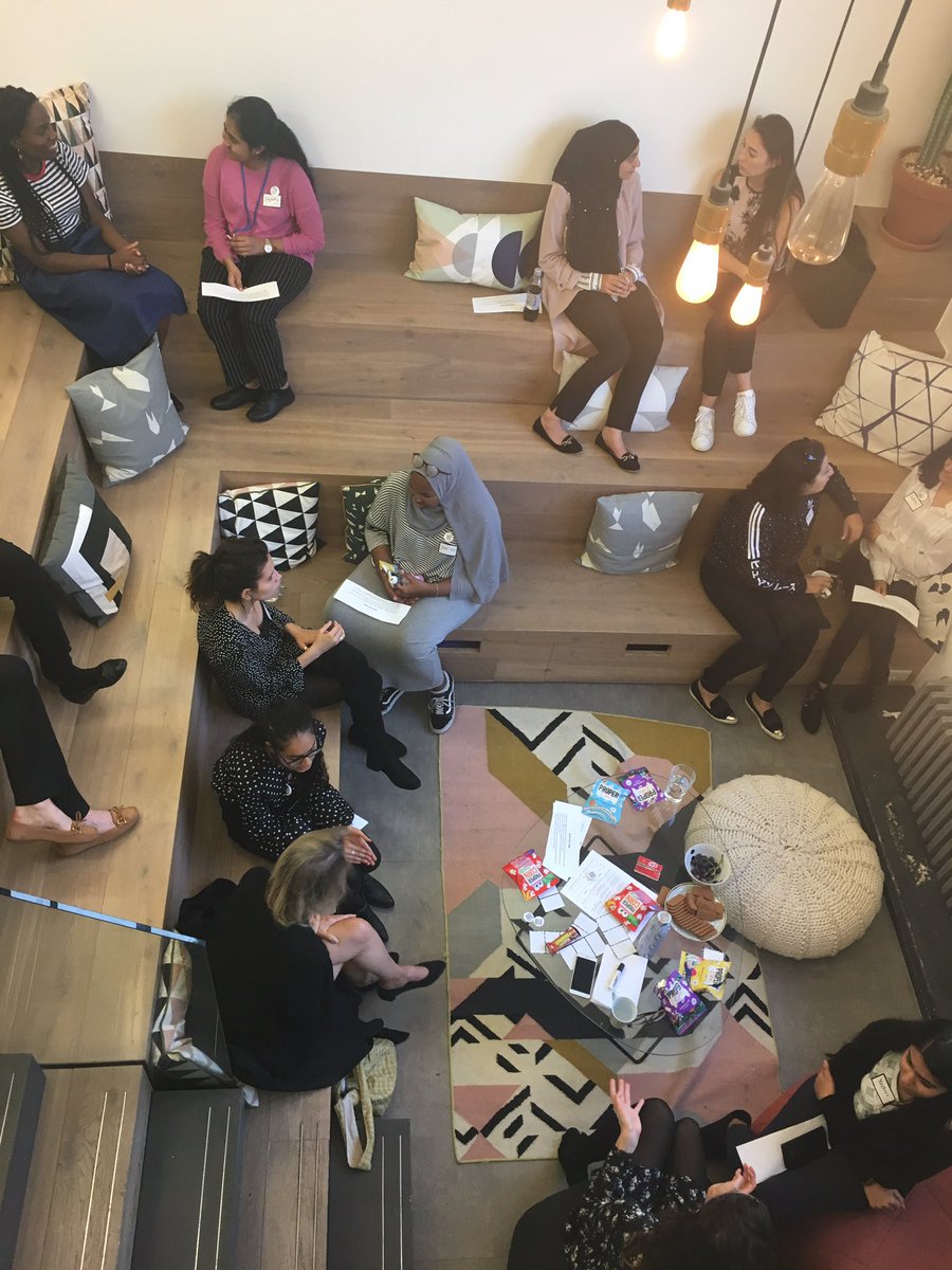 nat_rossetti's tweet photo. Rare BEV perspective on a @TheGirlsNet matching event tonight! The wonderful mentees from Wembley High Tech College chatting away with their new mentors. Getting in the mood for #InternationalDayOfTheGirl tomorrow! #unlimitedfutures #YouAreInfluential #mentoringworks https://t.co/8ot7i7FhL1