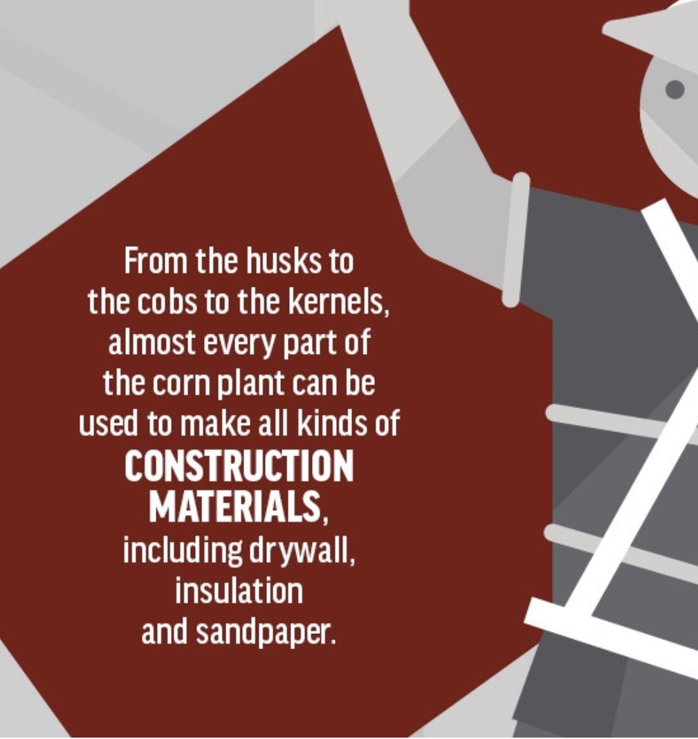 MissouriCorn's tweet photo. Corn has many uses - it's even commonly used in construction materials. #NowYouKnow #WorldOfCorn https://t.co/7V2eEBkOG5