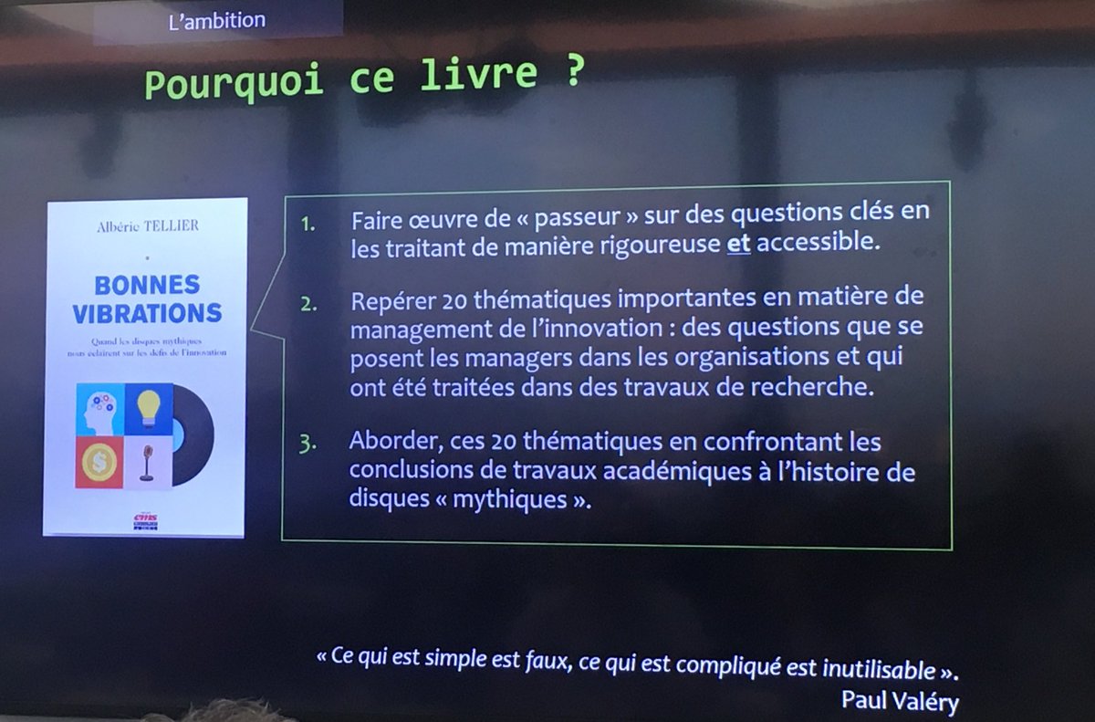 virginie_coll's tweet image. Fabuleuse conference au @cercle_innov  avec le professeur @AL7115 ou comment tirer des leçons de la genese d’oeuvres de grands artistes pour manager l’#innovation ? Passionnant