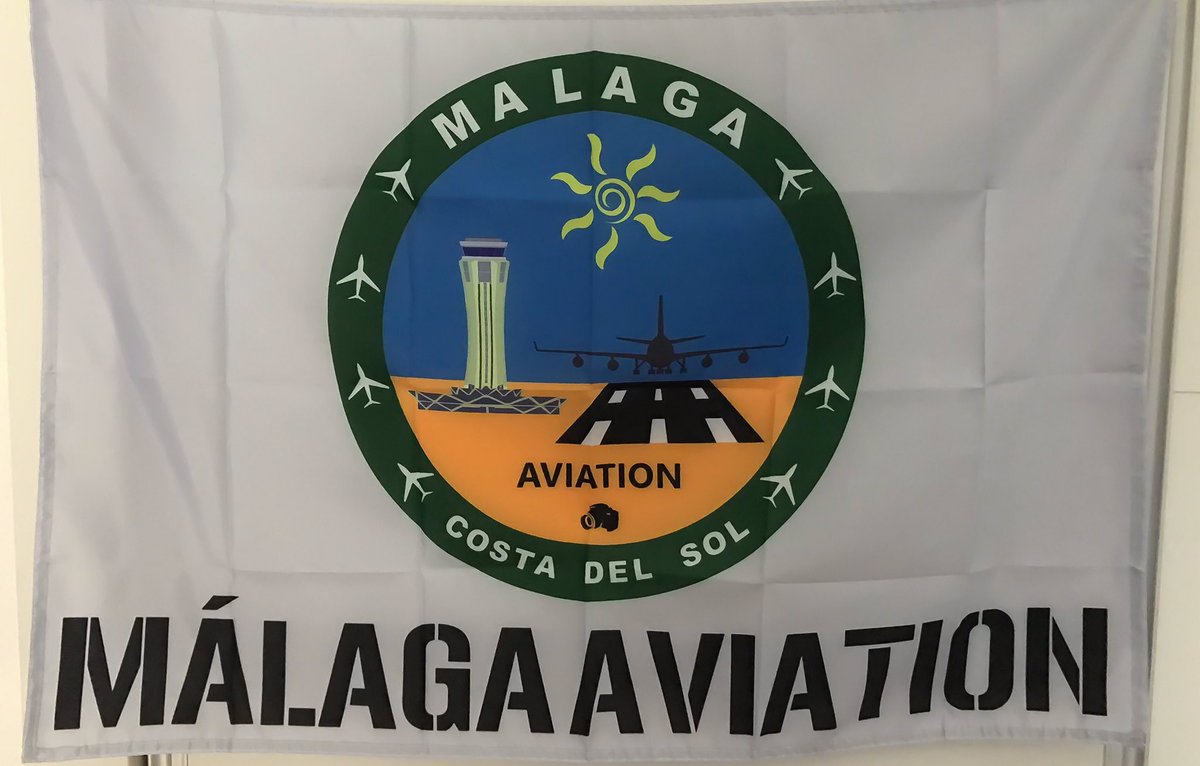 🔊Presentación de la nueva bandera oficial de MÁLAGA AVIATION!!! 🔊 

Si la ves, ya sabes dónde encontrarnos! ➡️ <a href="/malagaviation/">Málaga Aviation</a>