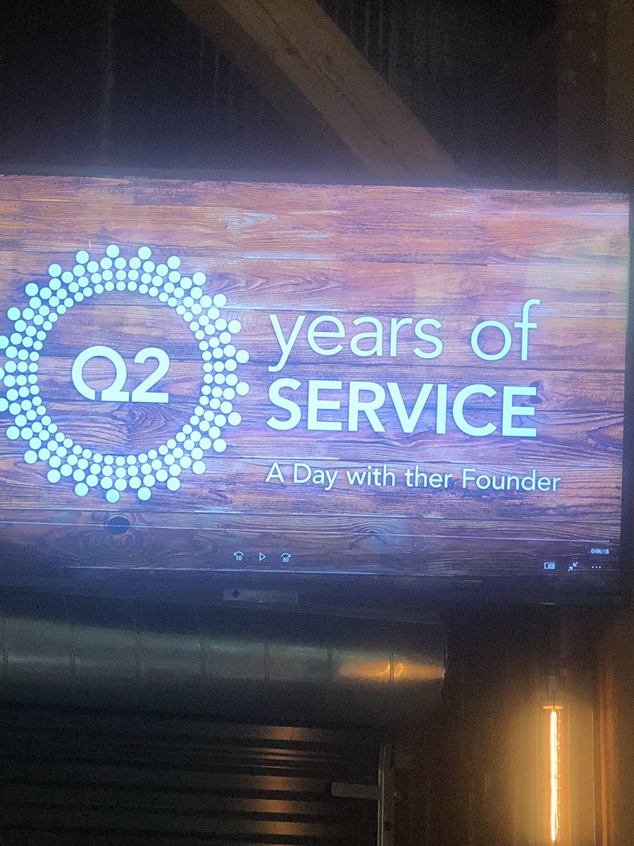 JennFridayJones's tweet photo. It’s a great day to celebrate those who have served  2, 6, 10, &amp; 14+ yrs at our founders ranch! @Q2ebanking #Q2PeepsRule https://t.co/NR6sEmbGe1