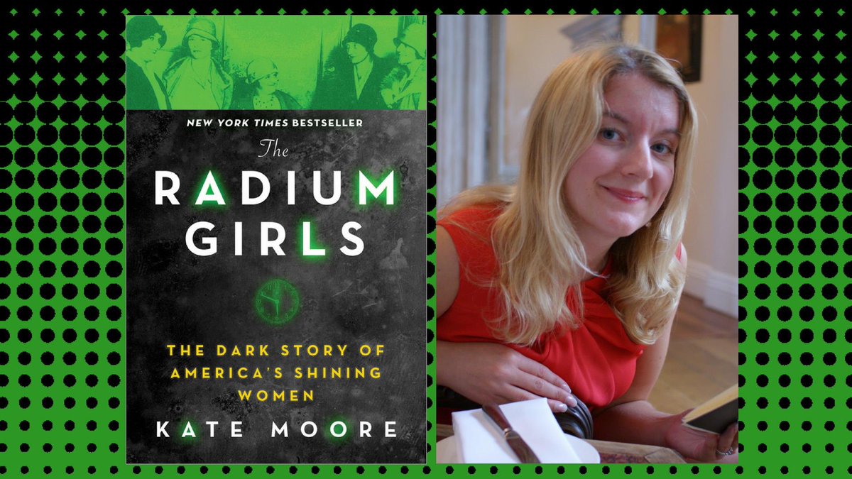 MagicCityBooks's tweet image. Tonight 10/10! Don’t miss one of our most compelling events of the year. Acclaimed author #katemoore joins us all the way from the UK to share the story of the #radiumgirls. 7pm. @IDLBallroom. Free. @KateBooks