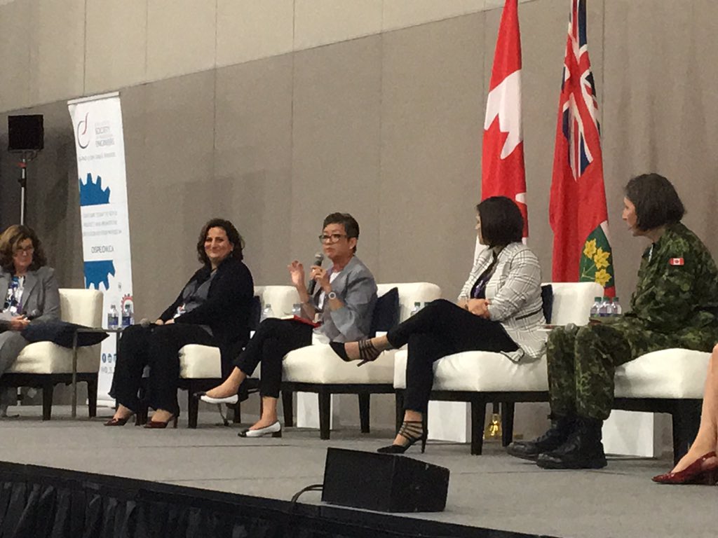 andreajwatts's tweet photo. May Ngui on the transportation panel talks about the importance of shifting from mentoring to sponsoring (lifting up/promoting) women and the difference this makes in the workplace. #ItsTimeWeAct https://t.co/6SdreysKoq