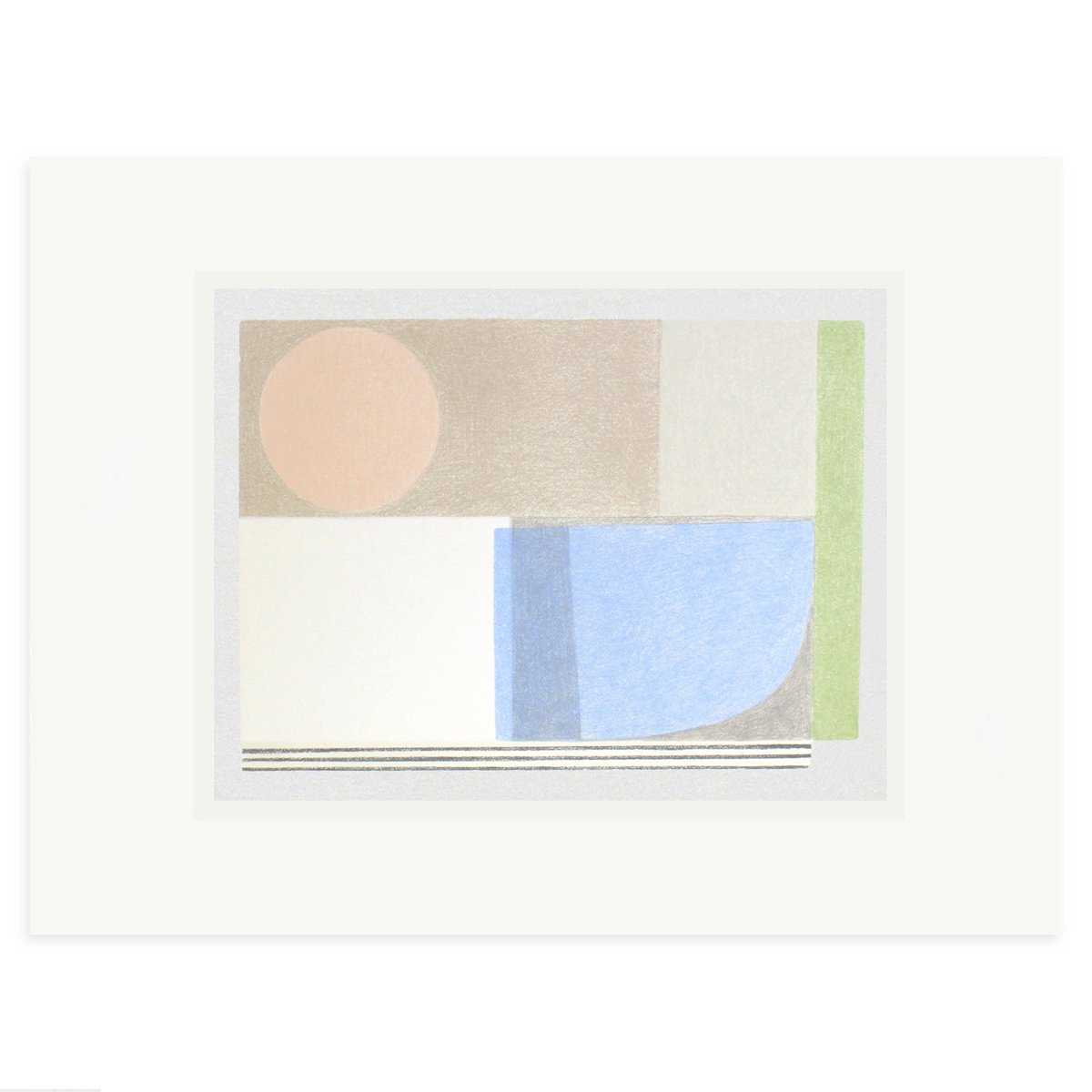 Roll ~ it’s a new one in ten separate layers and colours, all drawn then printed by hand. #abstractartist #modernbritishartist #geometricart #screenprint #originalprints