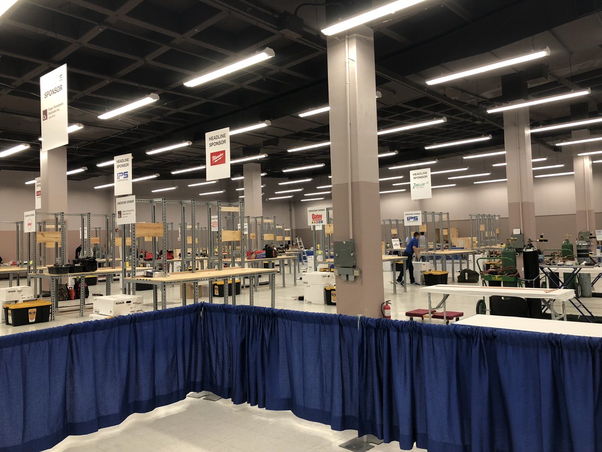 phccnatl's tweet photo. Apprentice Contest Setup.
HVAC Apprentice Contest kicks off today from 10:30am-4:30pm. The Plumbing Apprentice contest runs from 12:30pm-4:30pm.
Don't miss out on all the action! #phccconnect #connect2018 #phcceducationalfoundation #apprenticecontest #day1 https://t.co/vBDRF42cLZ