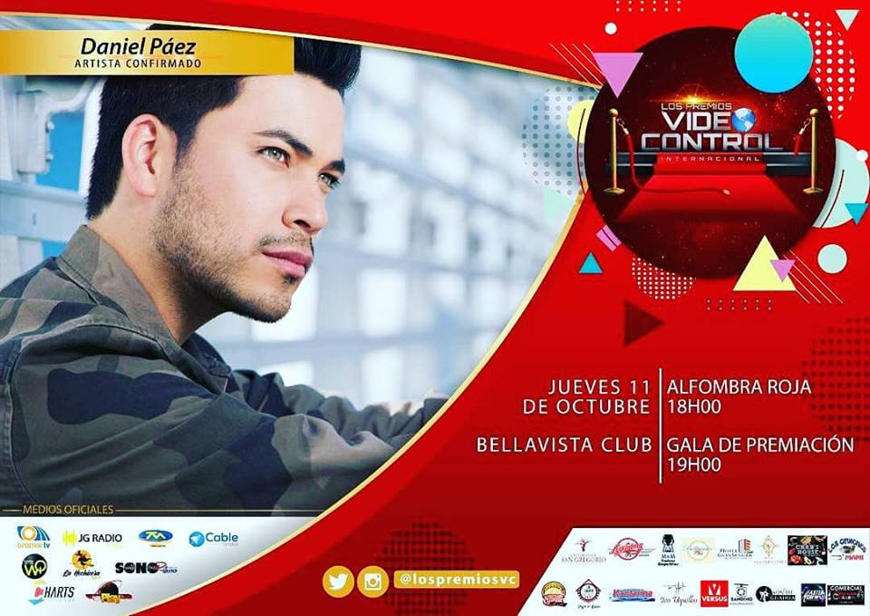 ClubDanielPaezQ's tweet photo. Mañana @lospremiosvc junto a el artista confirmado @DANIELPAEZMusic #PremiosVc2018 jueves 11 de Octubre #Portoviejo #Ecuador https://t.co/xSynsO0itf