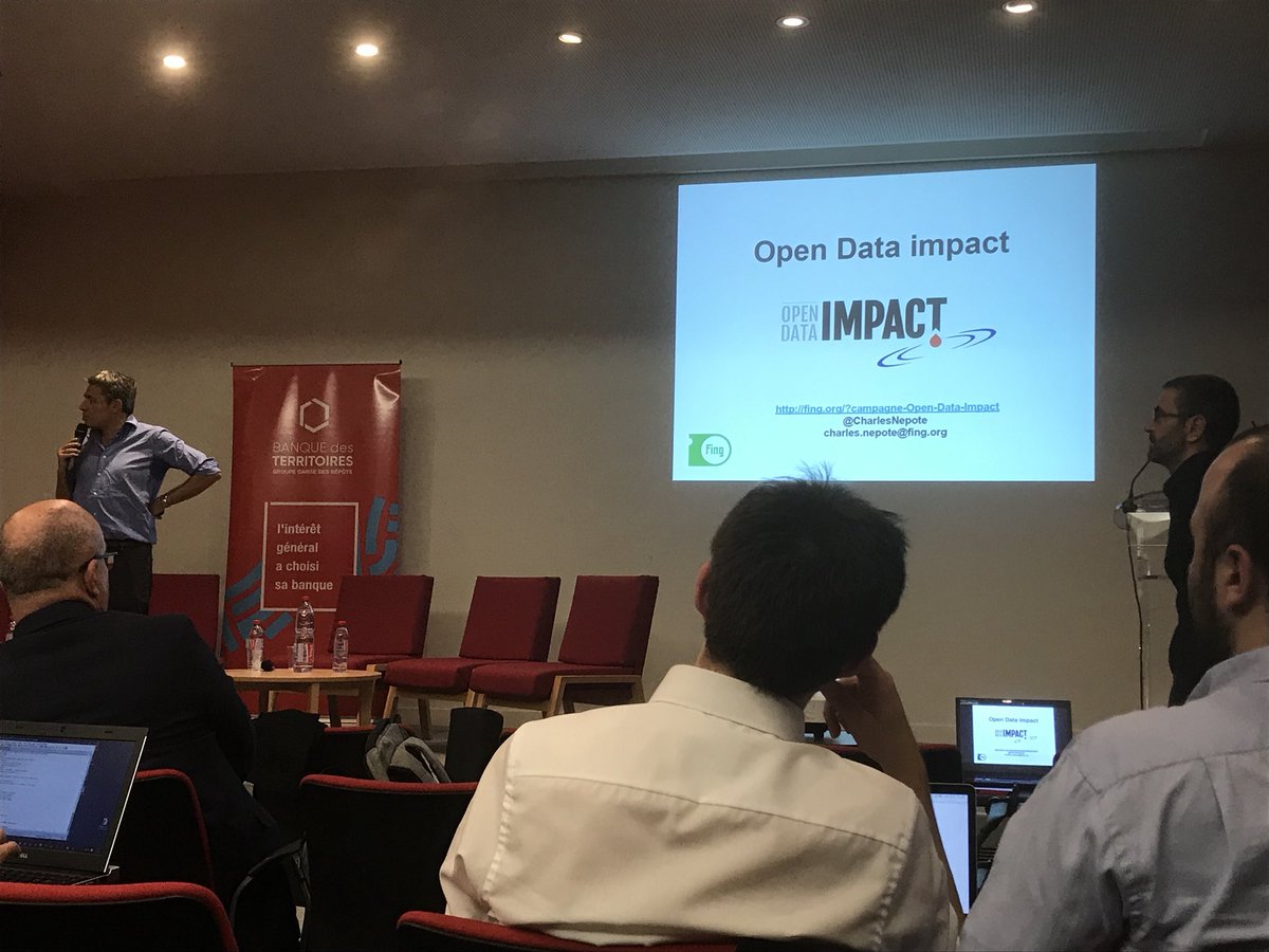 Hove_Mobility's tweet image. #ODPP Observatoire #Opendata des Territoires #CollTerr  -&amp;gt; Présentation de l’open data impact par @CharlesNepote / @la_fing : quels nouveaux défis pour #opendata ? Appel à projets Open Data Impact !
Rendre les données ouverte, + utilisables pour être mieux / + utilisées / qualité