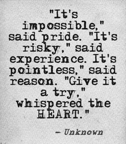 Put your heart into this #goodthinking and have the best day :)
