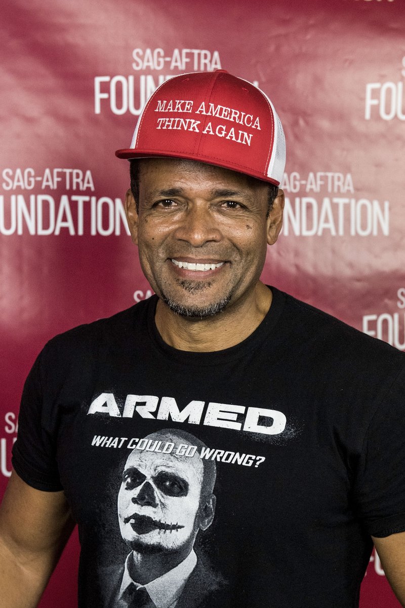 sagaftraFOUND's tweet photo. According to @MarioVanPeebles, there are 4 stages to an actor’s career...
"Mario who?
Get me Mario.
Get me a young Mario.
Mario who?"

To watch our fun #Conversations with Mr. Van Peebles, check out the link below and make sure to catch #Armedmovie! 

https://t.co/gBL4bDk0BD https://t.co/AIS7I4lJgY