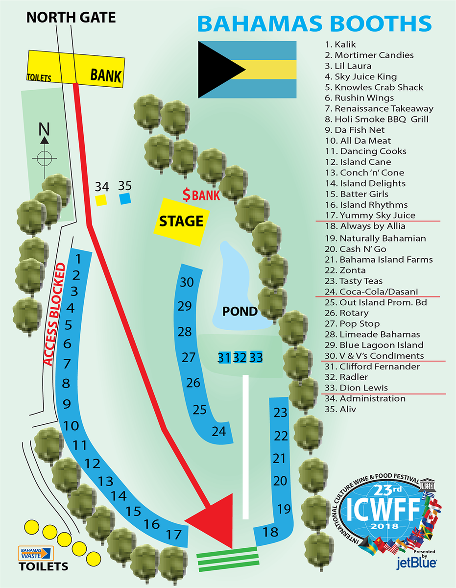 DON'T FORGET TO VISIT TASTY TEAS AT THE 2018 ANNUAL FOOD FESTIVAL! This Sat &amp; Sun 13-14 BOOTH #23! (In The Bahamas Section) come try our WORLD FAMOUS Iced beverages! Soursop,Tamarind,Passion Fruit,Fever Grass 21 gun salute &amp; more!!!! 😀😎🍹🙌