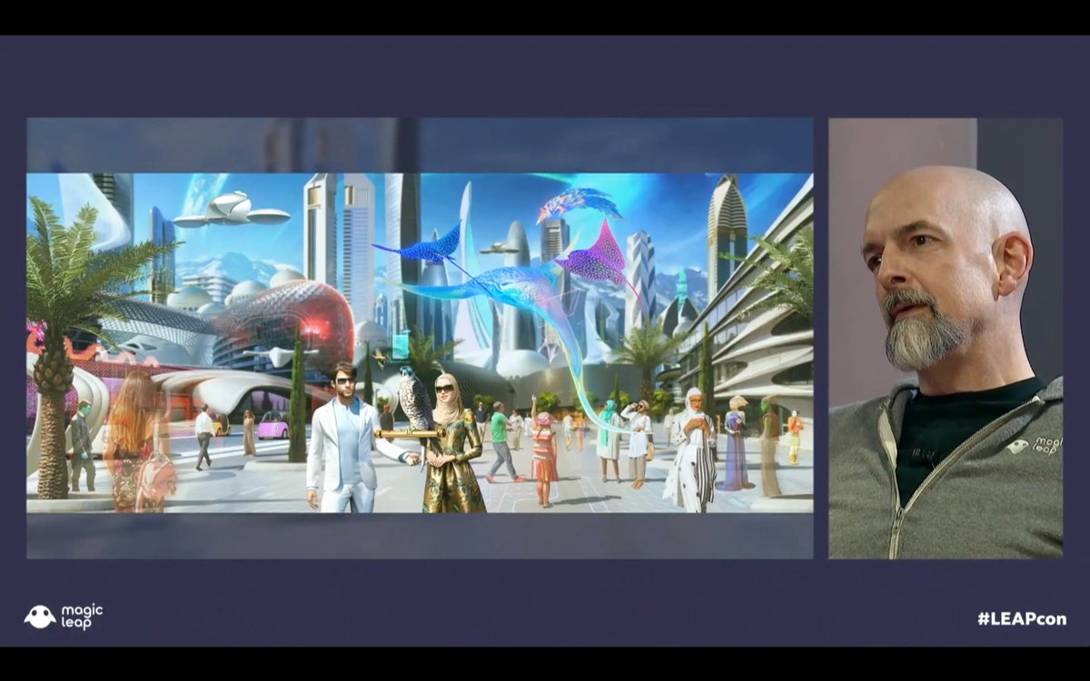 Great job @sannabh, <a href="/timstutts/">digital tim ARCHIVES</a>, <a href="/jamespowderly/">powder 🔬👁🔭</a> and the rest of the <a href="/magicleap/">Magic Leap</a> team on the thoughtful #design and attention to representation and diversity in the MagicLeap avatars and assets. Especially impressed with, and grateful for, the inclusion of Muslim characters/motifs.